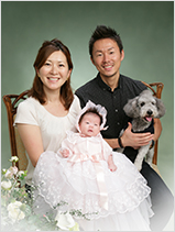 アキヤマスタジオの宮参り写真