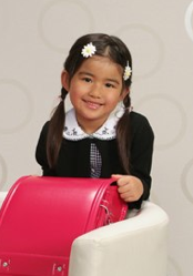 アライ写真館の入学式写真