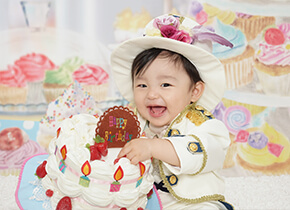 スタジオアリス王子桜田通り店の誕生日写真