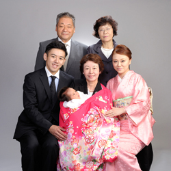 フォトスタジオビレット西新宿のお宮参り写真