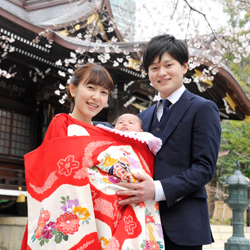 フォトスタジオビレット西新宿のお宮参り写真