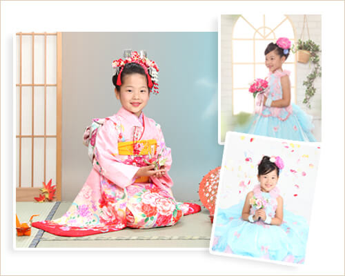 ファミリー写真館スマイル府中店の七五三写真