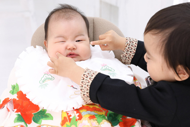 ハピリィフォトスタジオLuxe六本木店の宮参り写真