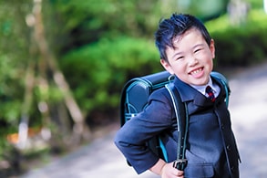 ふんわりフォトスタジオ美哉の入学式写真