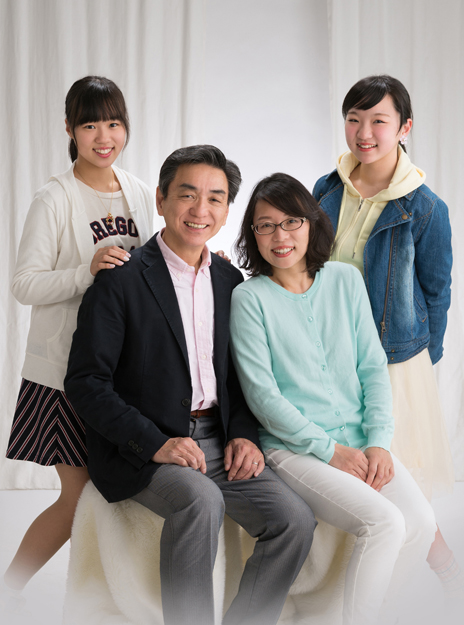 伊勢丹写真室新宿店の家族写真写真