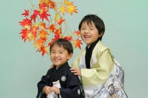 神戸スタジオマリオの七五三男の子