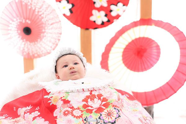 ミチュールフォトスタジオ月島ウォーターフロント店の宮参り写真