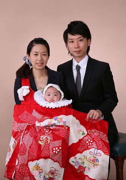 オクズミ写真館の宮参り写真