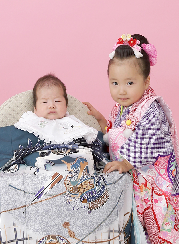 ファミリー写真館ピノキオ荻窪店の宮参り写真