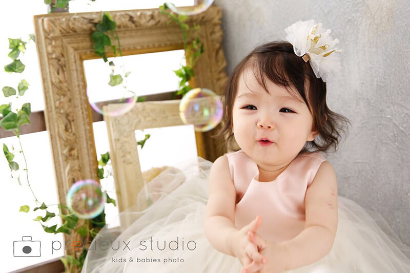 プレシュスタジオ自由が丘店の誕生日写真