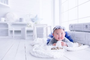 リングブルーの写真_赤ちゃん_2