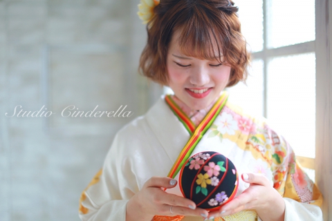 写真スタジオシンデレラの成人式写真